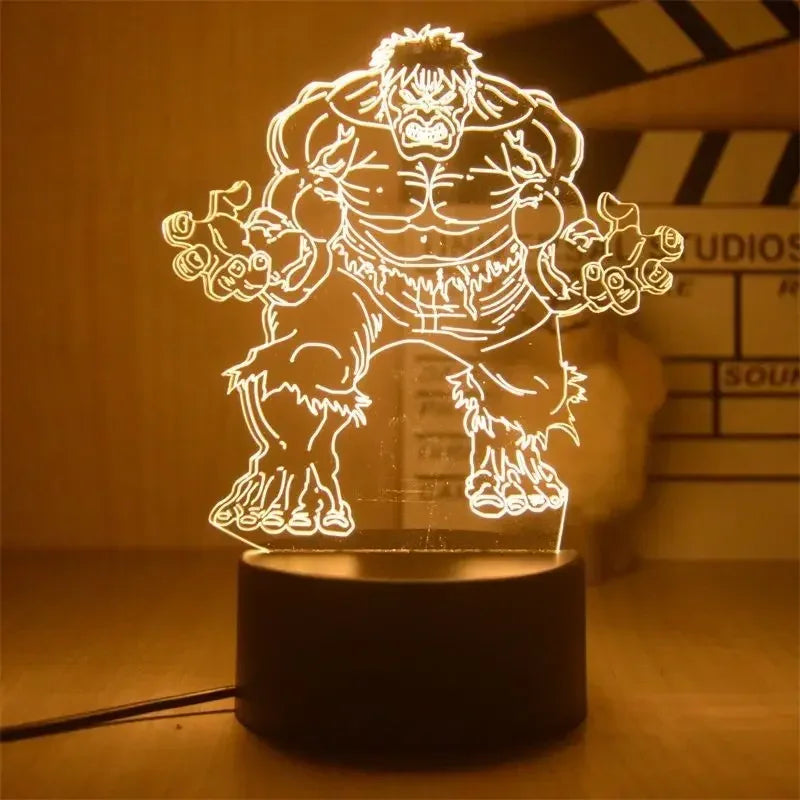 Hulk Lamp 3D - Retro Vision