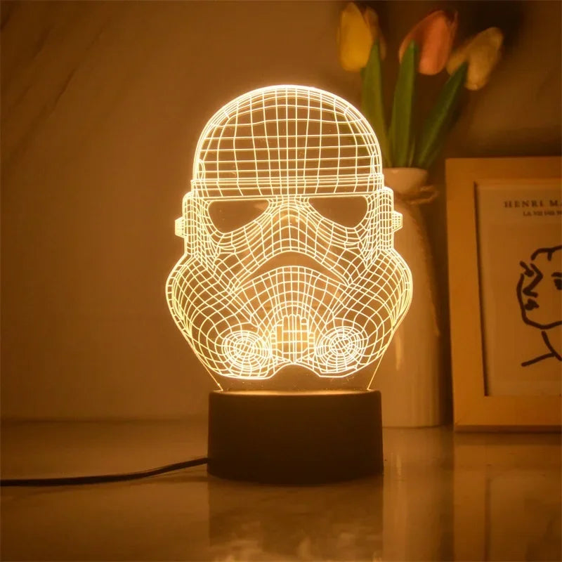 Stormtrooper Lamp 3D - Retro Vision